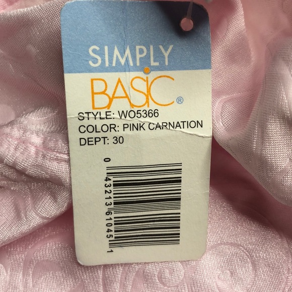 Simply Basic Pink Front Clasp Soft Bra - Picture 7 of 7